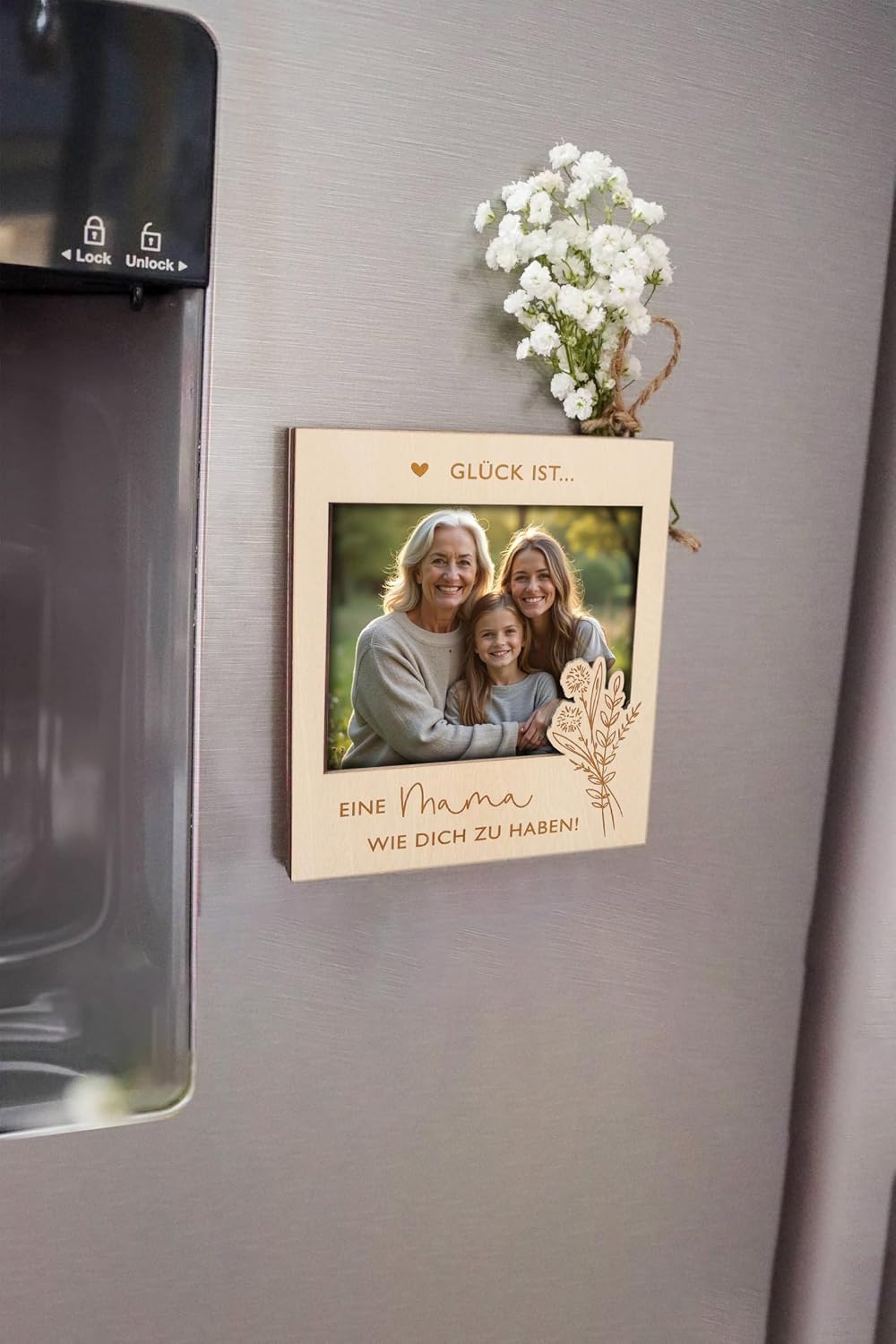 Joli Coon Mama Gift Magnetic Wooden Photo Frame – Bild 2