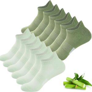 Bamboo Trainer Socks for Women, 6 Pairs, Breathable