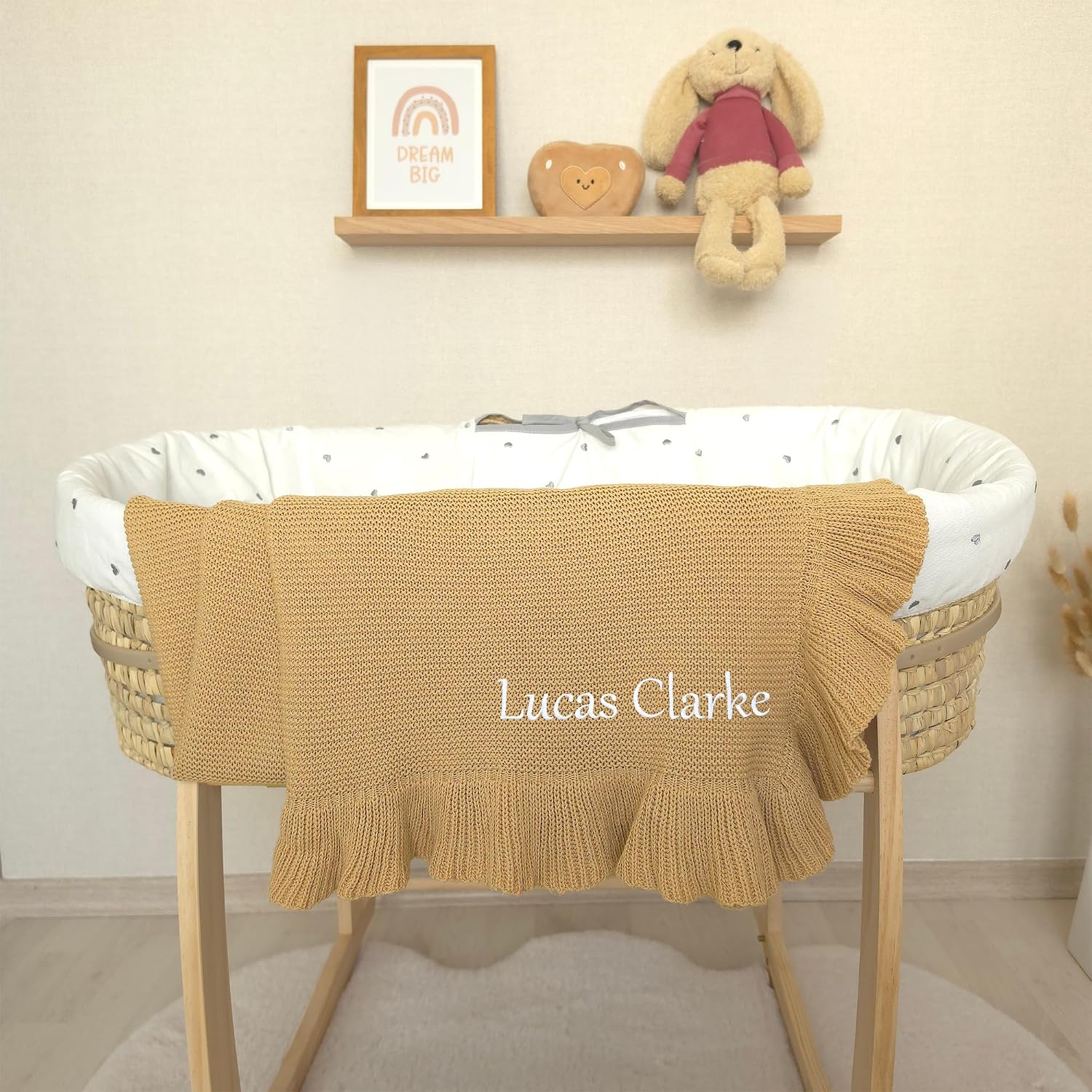 Babydecke Bestickt mit Namen 100 × 80 cm – Bild 6