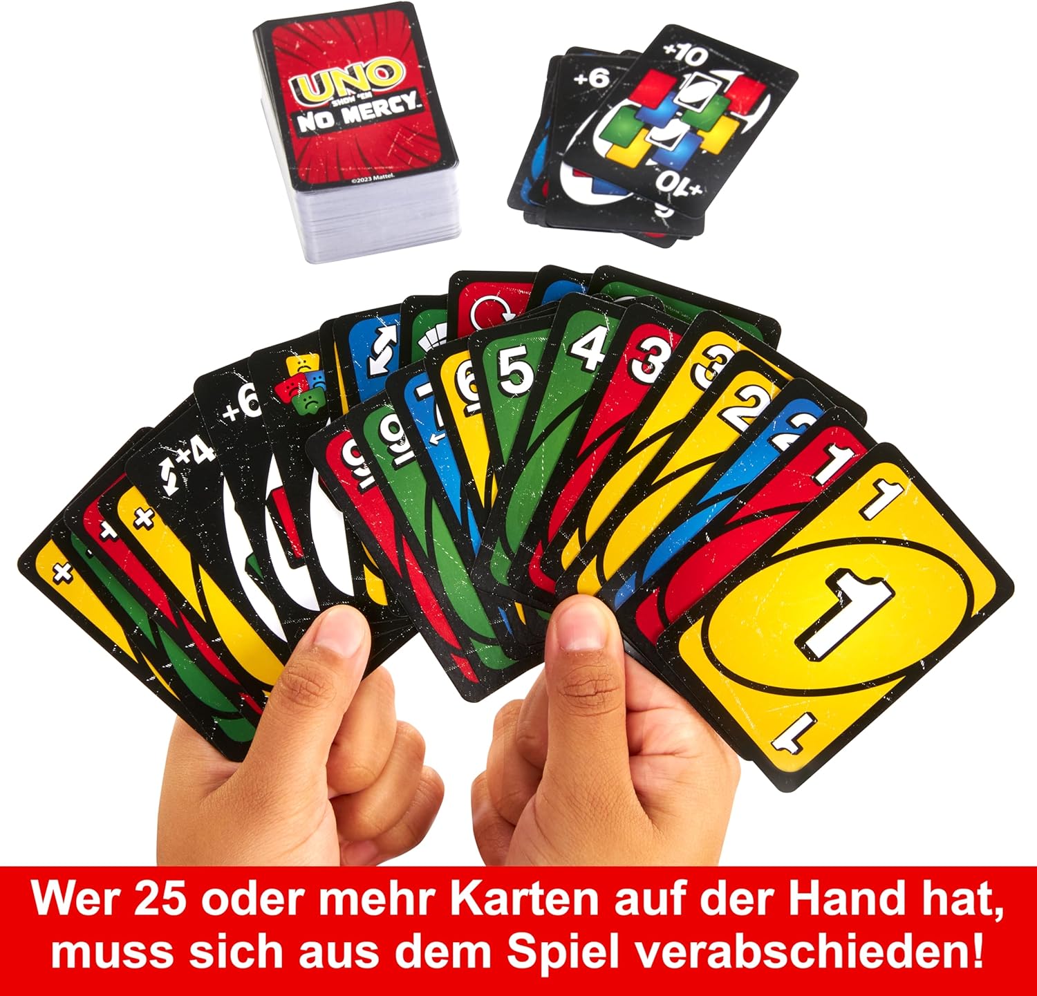 Mattel Games UNO Show 'Em No Mercy Card Game, 7+, 2-6 Players – Bild 5