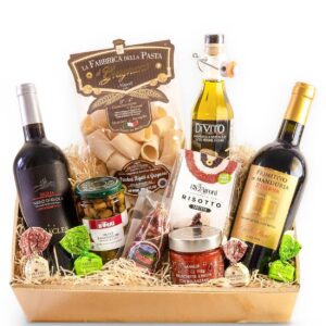 Delicatessen SAPORI D’ITALIA DELUXE Gift Basket with Selected Italian Delicatessen Specialities – Gift Set Italy