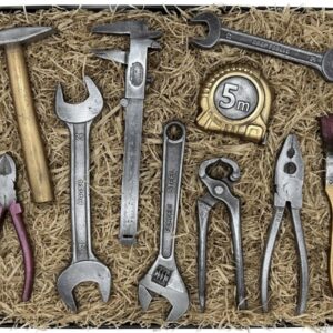 Maxi Chocolate Tool Set 1:1 Original Size (40 x 30 cm) - Best Gift for Men and Craftsmen
