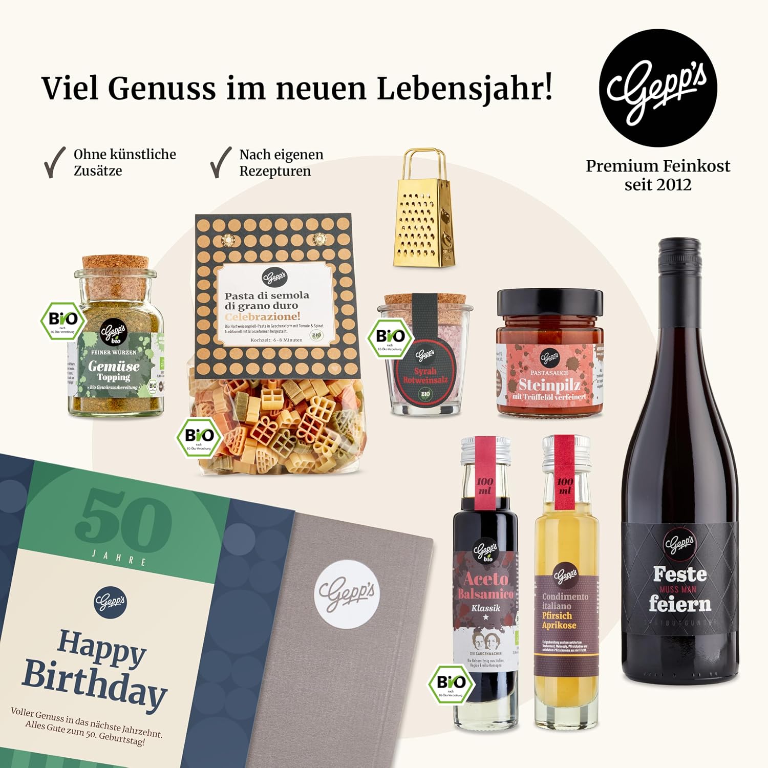 Gepp's Feinkost Gourmet 60th Birthday Gift Set for Women & Men – Bild 3