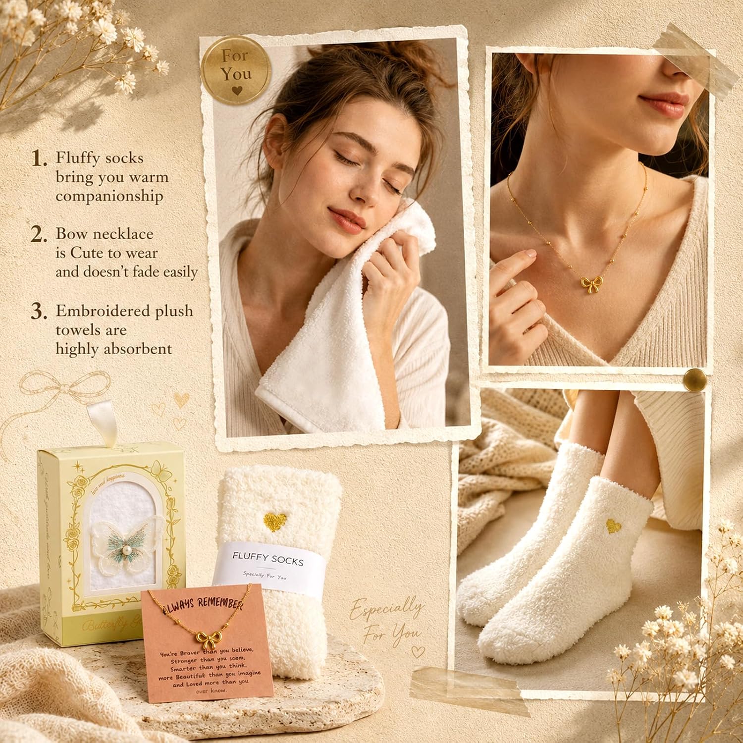 Gifts for Women, Girlfriend, Mother - Gift Set Women with Candle Cup – Bild 6