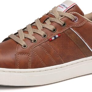 Arrigo Bello Casual Men’s Shoes, Trainers, Hiking Shoes, Leather Running Shoes, Lightweight Outdoor Shoes, Cosy Trainers, Size 41-46