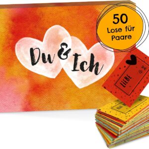 Herzmeister Gift for Couples - 50 Memorable Date Ideas for Couples - Couple Gift for Couples - Great Partner Gift for Anniversary for Men and Women