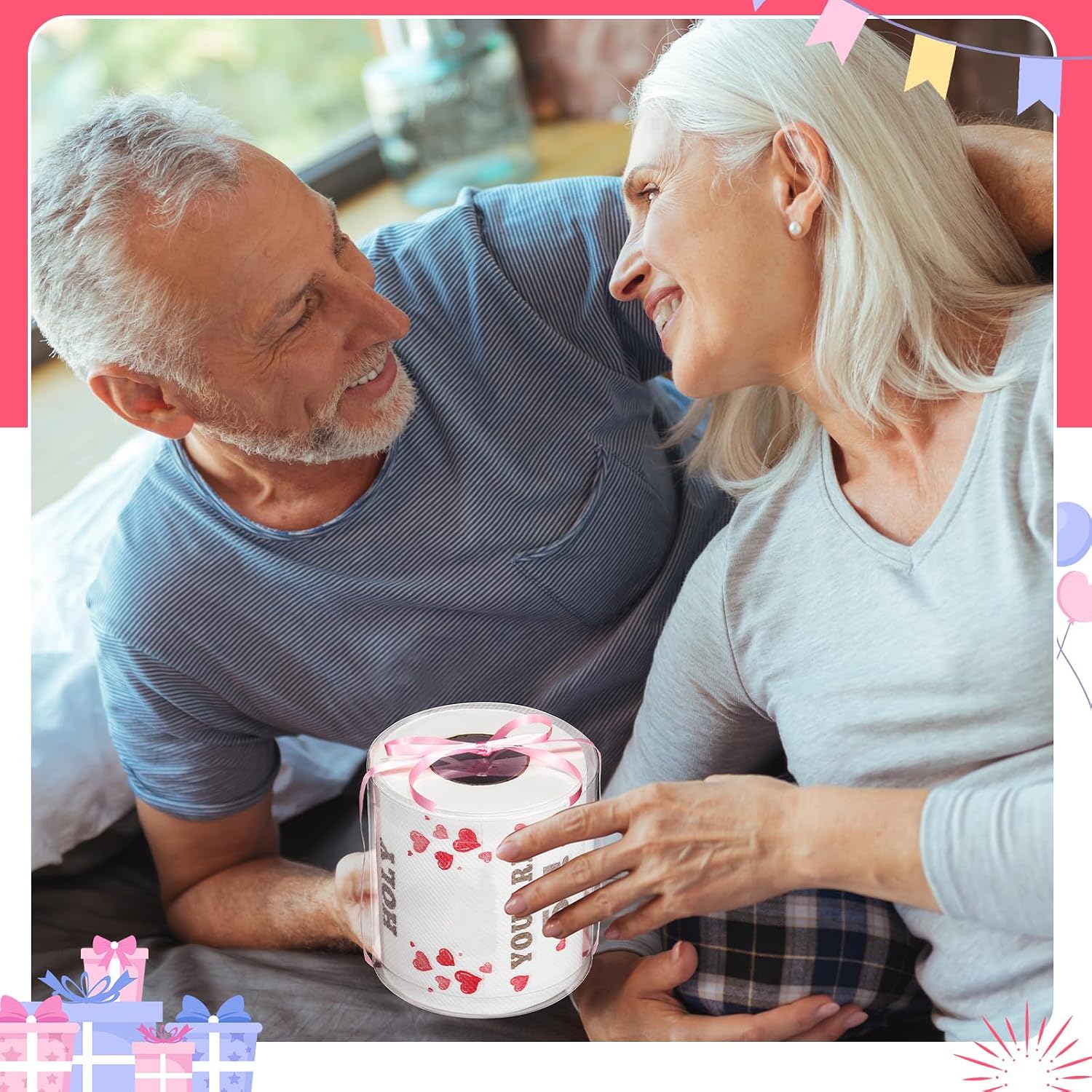 Clabby Funny 50th Birthday Toilet Paper Gifts – Bild 4