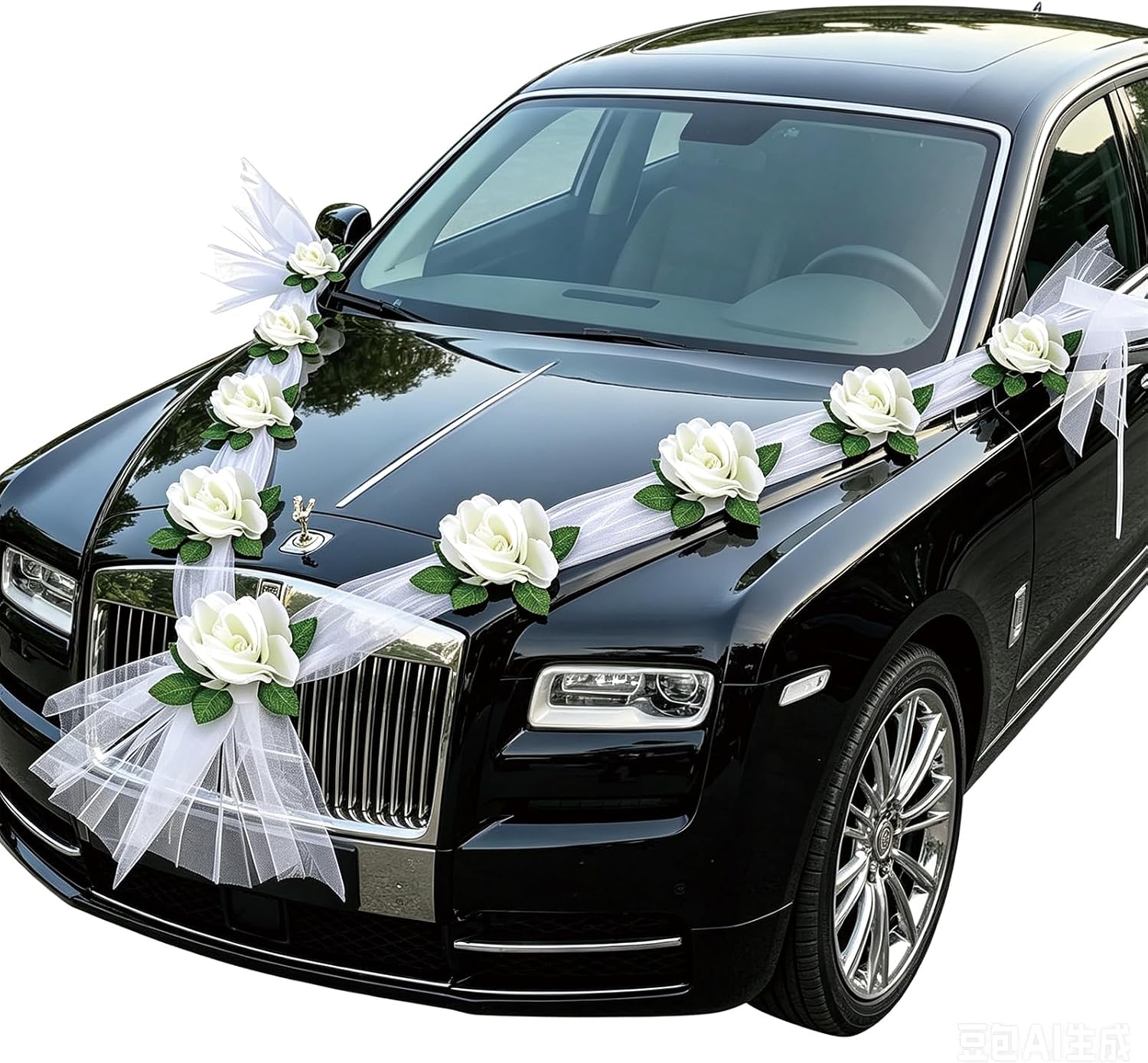 Car Decoration Wedding Bonnet Car Decoration Wedding Set