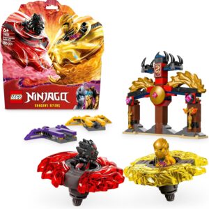 LEGO Ninjago Dragon Spinjitzu Battle Pack with 2 Mini Figures – Ninja Toy with Spinner for Boys and Girls from 6 Years – Gift Idea for Fans of the TV Series Rise of Dragons 71826