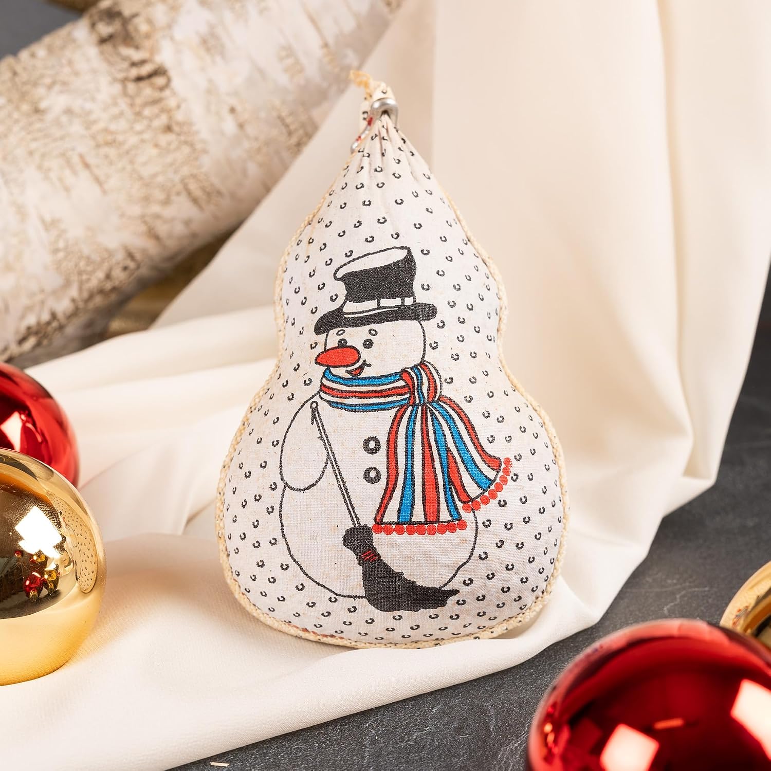 Wurstbaron Salami Christmas Linen - Over 1 kg Tasty Salami in Great Christmas Designs – Bild 3