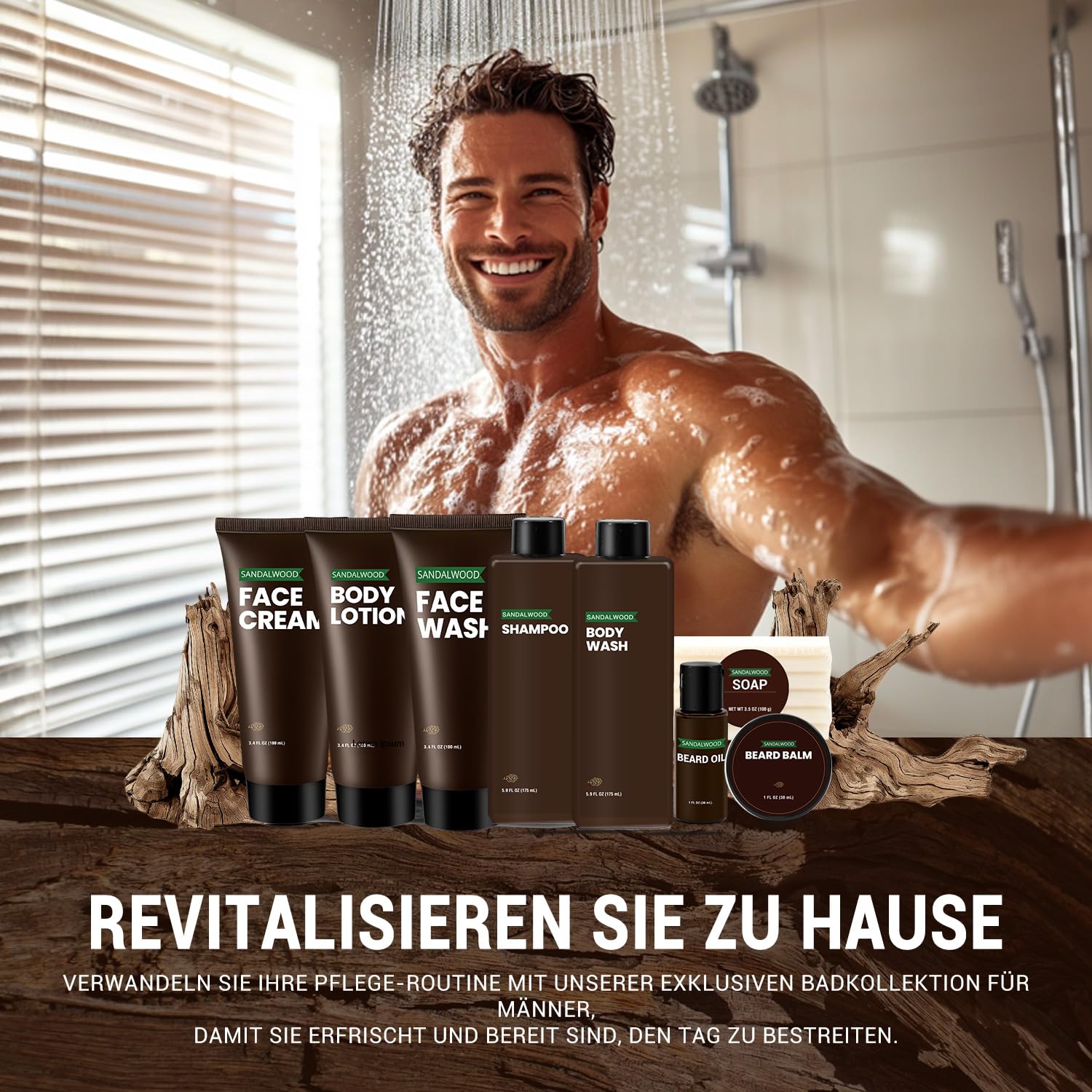 Gifts for Men - Body & Earth Care Set for Men 10 Pieces – Bild 5