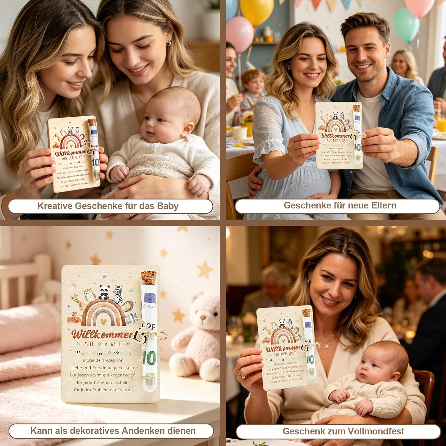 Dongcill Money Gift Packaging for Birth, Money Gift Baby Shower – Bild 7