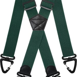 Gucass Men's Braces, Extra Strong, X Shape Wide, 3.8 cm, Adjustable Length, with 360° Rotating Non-Slip Buckle, One Size Braces for Men and Women