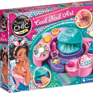 Clementoni Crazy Chic Cool Nail Art – DIY Nail Art Set for Kids