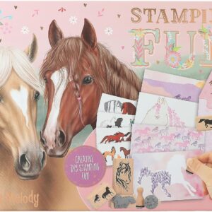 Depesche Miss Melody Stamping Fun 12128 Creative Set for Designing Cards and Letters Including Paper, Envelopes, Stamps, Stickers and Much More