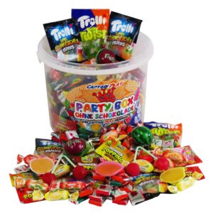 Sweets – Mix Party Box without Chocolate with 1 kg, for Children’s Birthday Party with 6 Children, Pack of 1 (1 x 1 kg), Sweets Bulk Pack