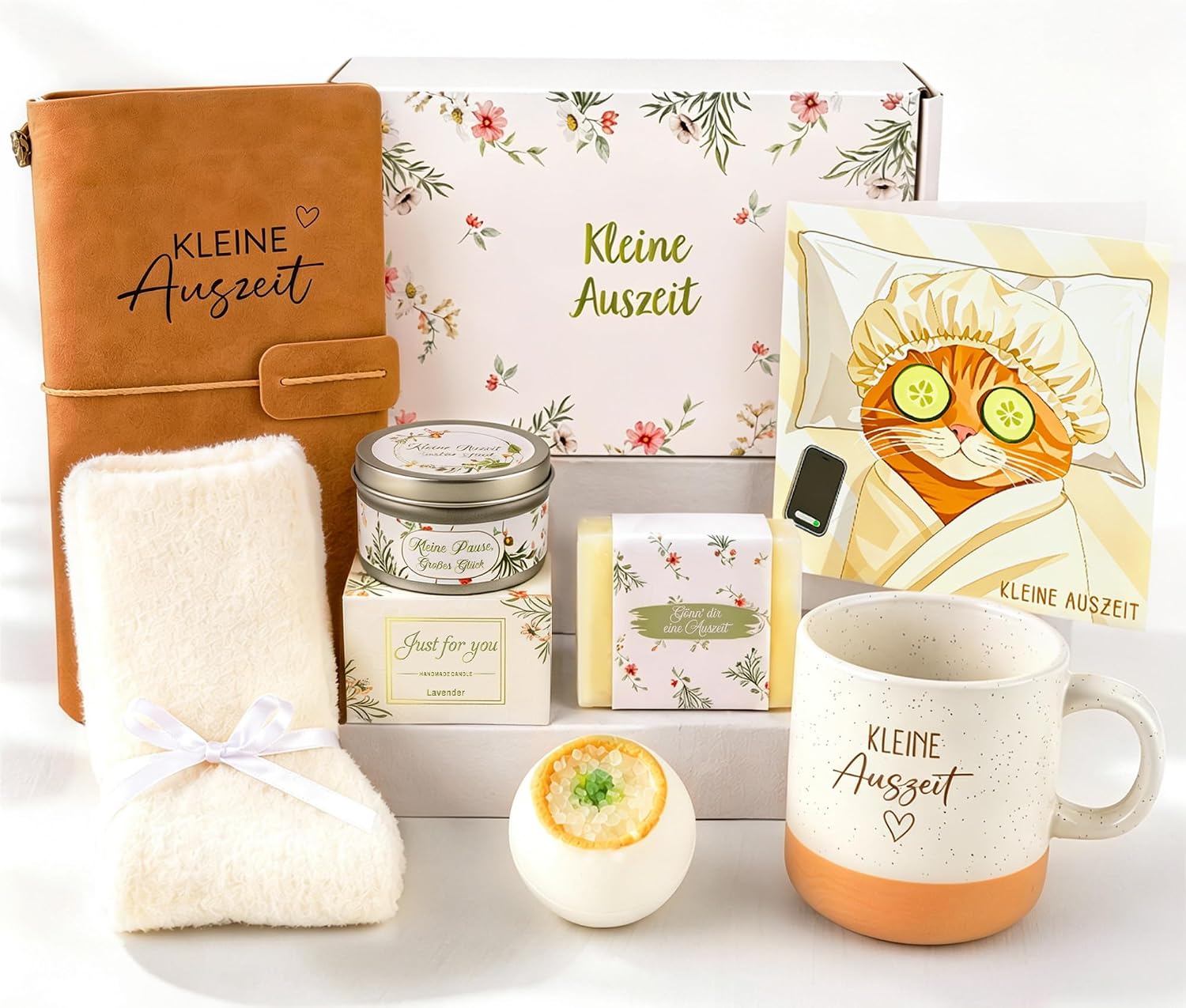 Giftota - Gifts for Women - 7-Piece Wellness Set Small Time Out, Relaxation Gift as a Thank You, Birthday Gift, Get Well Soon & Farewell Gift for Mum, Girlfriend, Colleague, Teacher