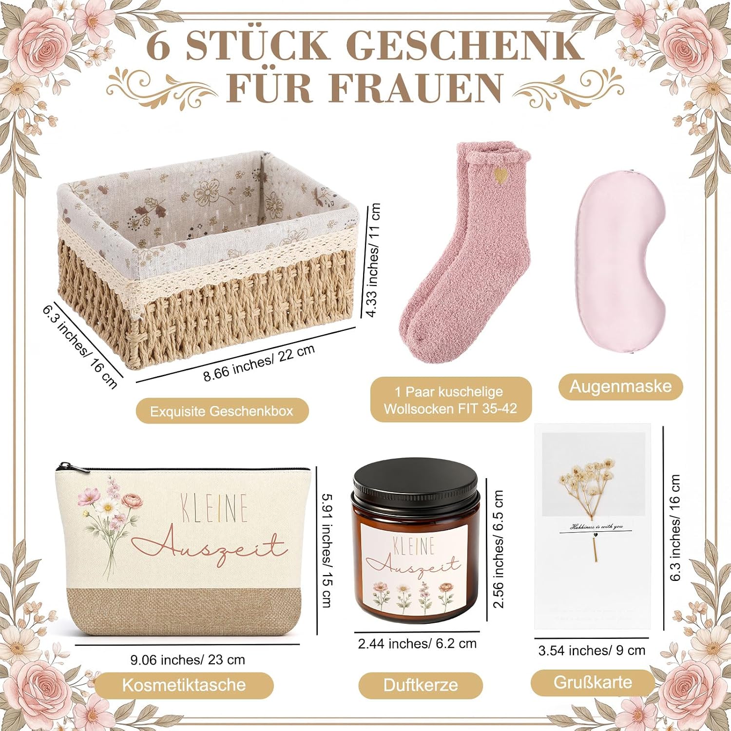 Hestya Set of 6 Small Time Out Gift Wellness Gifts for Women – Bild 3