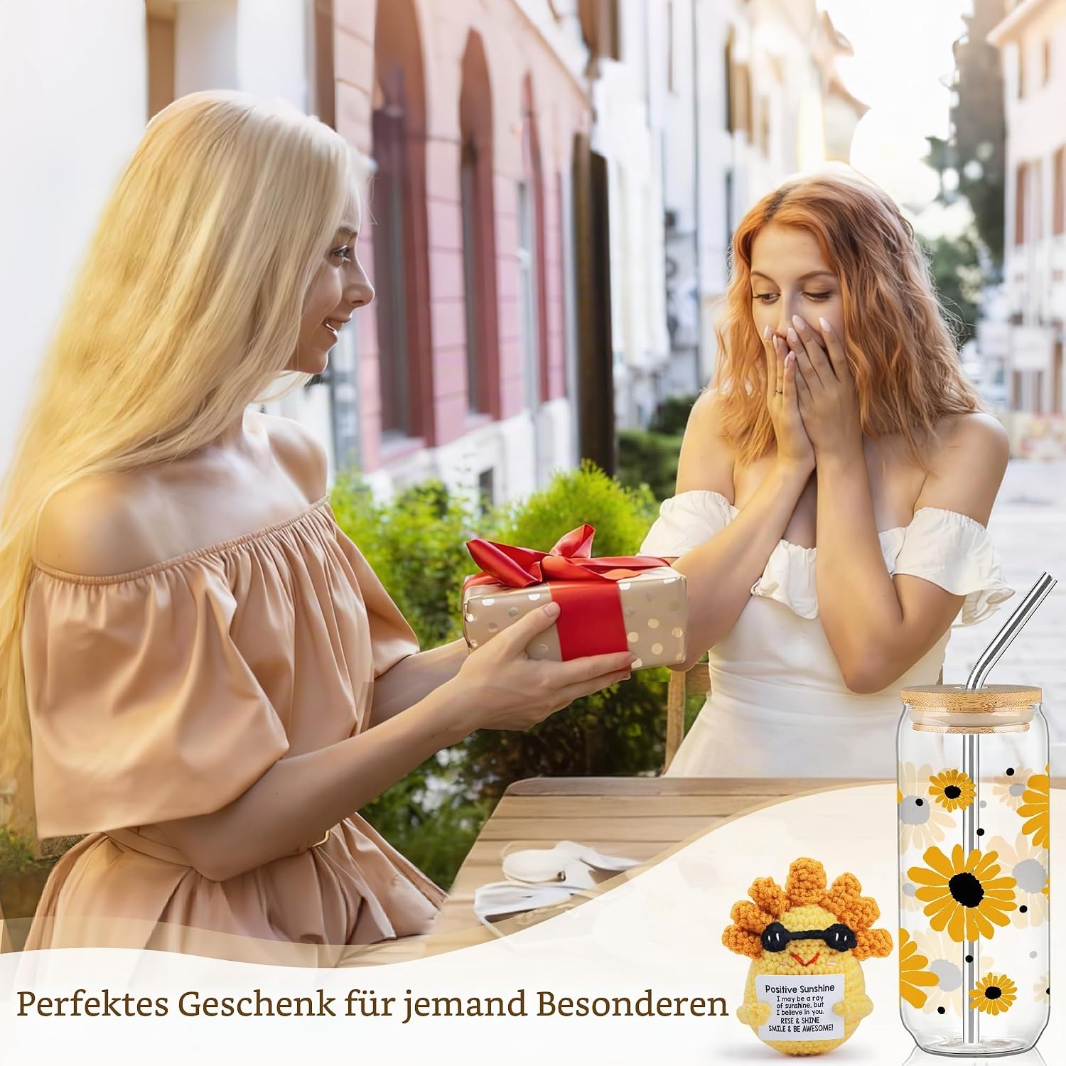 Joeyan Sunflower Gift for Women, Inspirational Gift Set – Bild 8