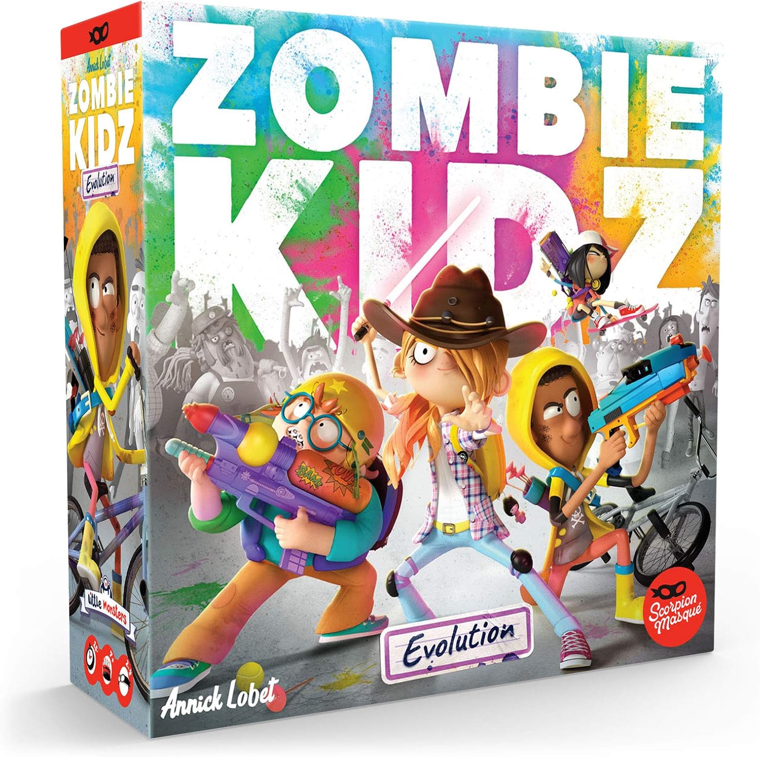Scorpion Masqué, Zombie Kidz Evolution Board Game, Ages 7+, 2-4 Players