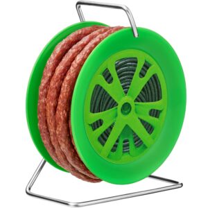 Wurstbaron Sausage Cable Reel in Garden Hose Design, 3.5 m Krakow Style Sausage, High Quality and Smoky Aroma, Funny Gift, 240 g