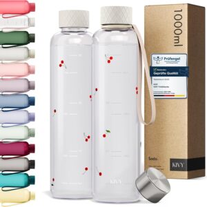 KIVY Tritan Drinking Bottle 1 Litre Suitable for Carbonated Drinks and