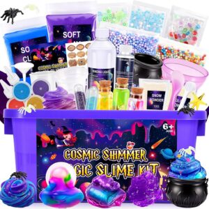 iKidiki Slime Children, Gift Girls 6 7 8 9 10 11 12 Years Slime Make Yourself Set Boy 6-12 Years Gift Ideas Slime Set Toy from 6-12 Years Boys Birthday Gift for Girls