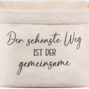 Xuniea Hochzeit Geschenkkorb Brotkorb aus Stoff Geschenk für Brautpaar