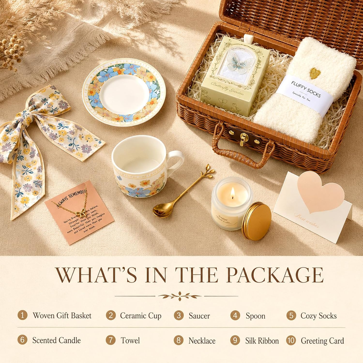 Gifts for Women, Girlfriend, Mother - Gift Set Women with Candle Cup – Bild 2