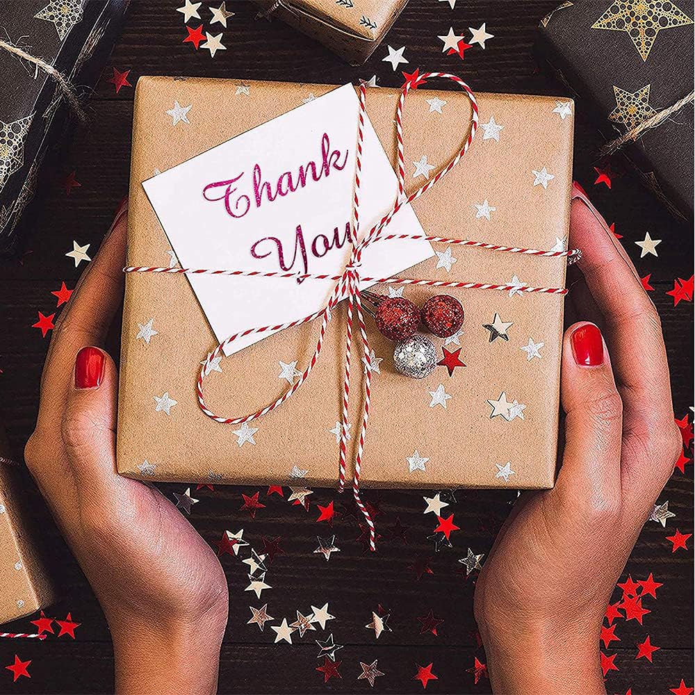 Aieraczy Pack of 30 Brown Gift Box, Small, 7.5 x 7.5 x 3 cm, Empty Chocolate Box, Mini Boxes, Cardboard Gift Box, Thank You Gifts for Birthday, Wedding, Christmas, Halloween – Bild 7