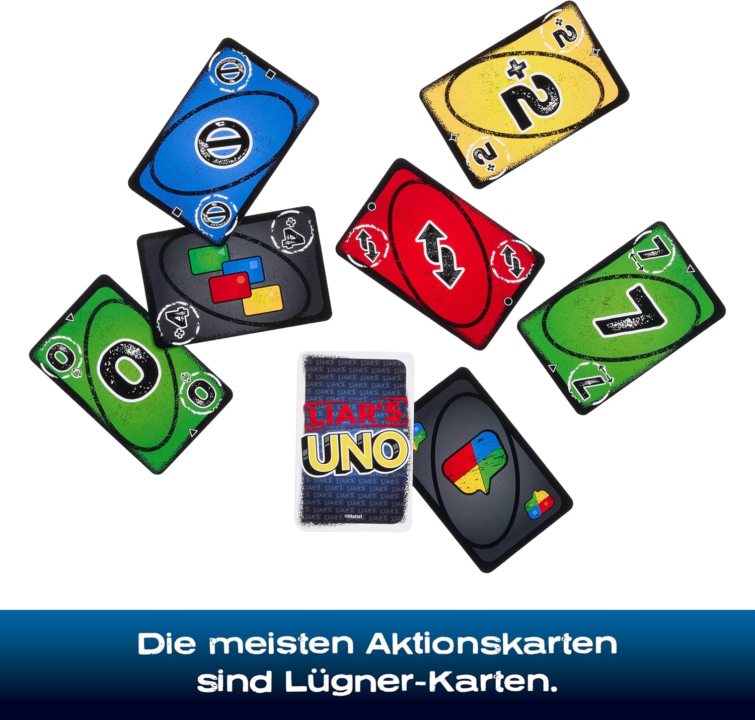Mattel Games Liar's UNO Card Game in Storage Tin, Age 7+, 2-6 Players – Bild 5