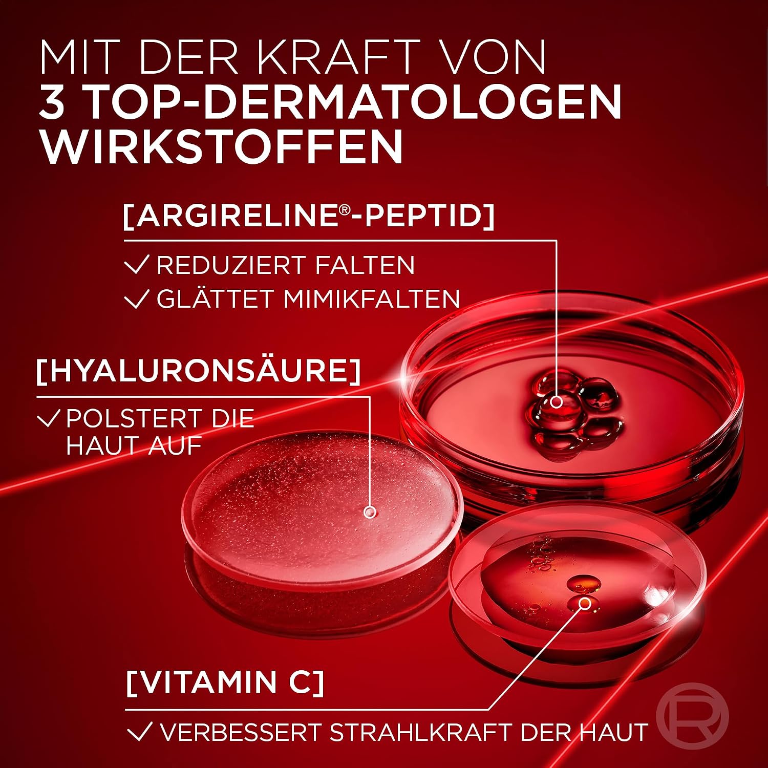 L'Oréal Paris Triple Power Anti-Ageing Set, Serum 30 ml and Day Cream 50 ml, with Triple Effect, Against Wrinkles, with Pro-Retinol, Hyaluronic and Vitamin C, Revitalift Laser, Amazon Exclusive – Bild 7
