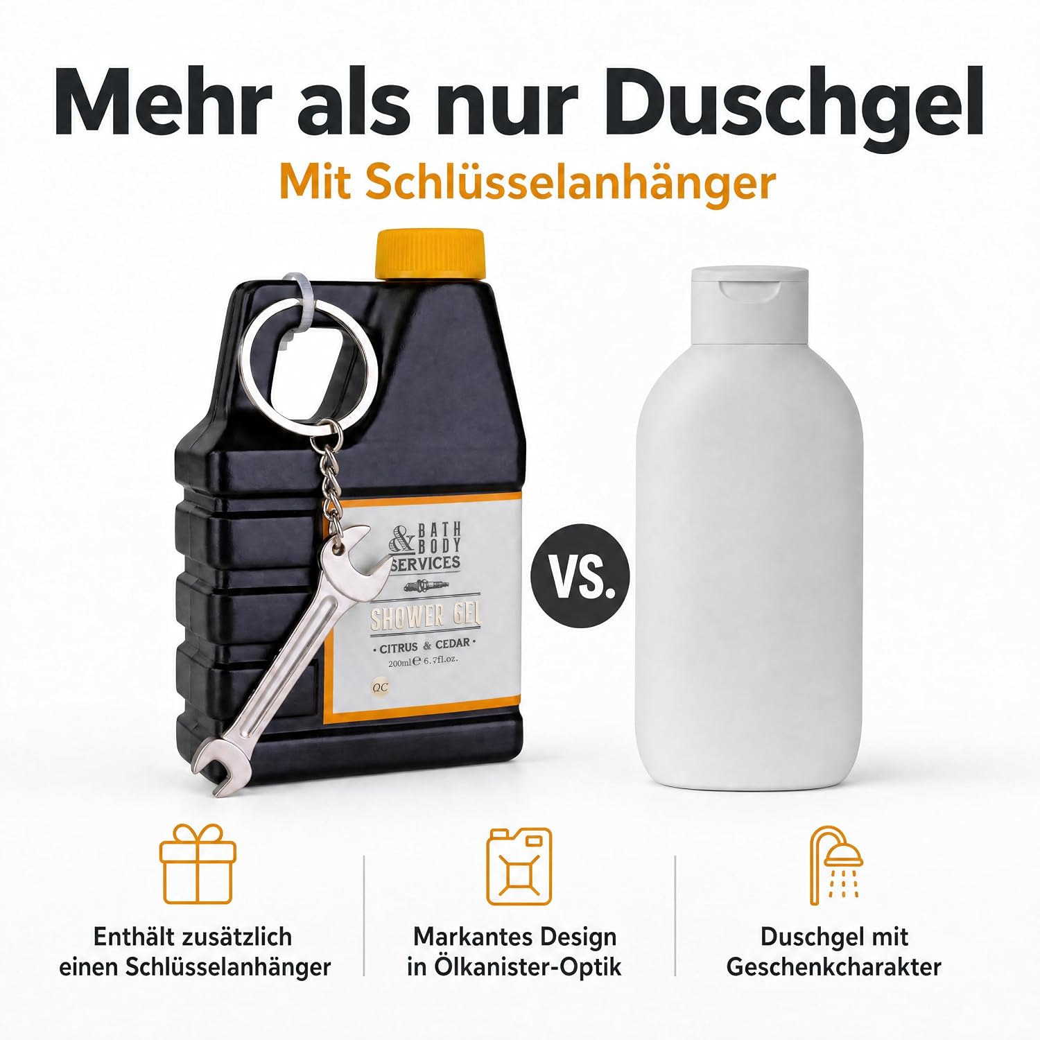 Accentra BATH & BODY Oil Canister Shower Gel with Keyring – Bild 7