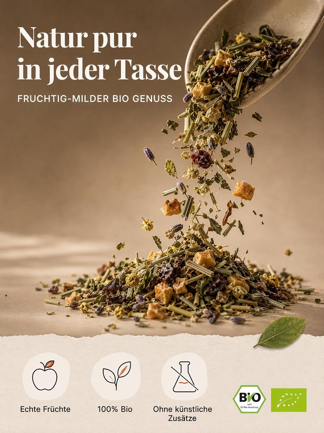 Teegeschwister Herzensmensch Organic Tea Gift for Men and Women Loose 70 g – Bild 5