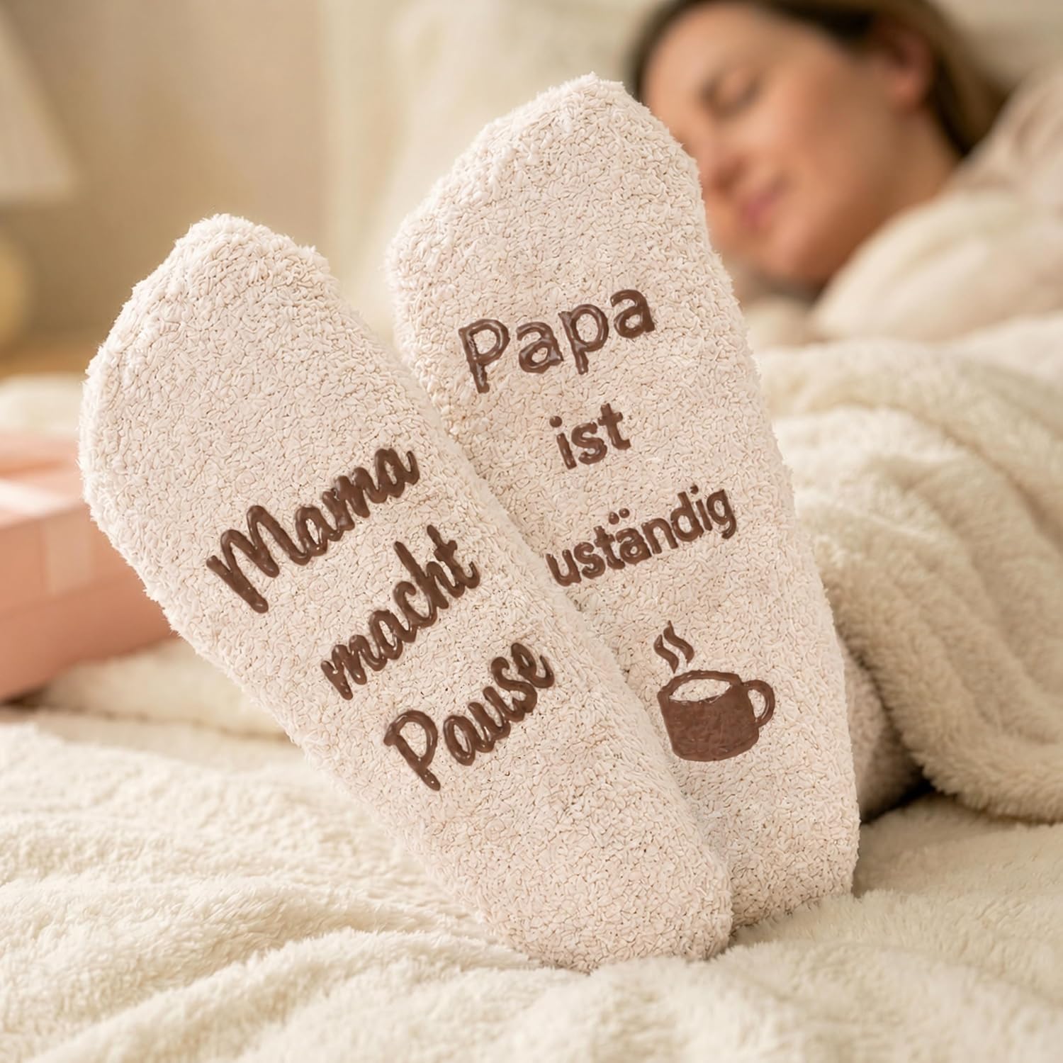 Socks Gift Mum - Funny Cuddly Socks Women's Gift, Socks Mum Makes a Break (Size 36-41) - Gift for Mothers, Wife & Women - Perfect for Christmas, Birthday & Mother's Day – Bild 7