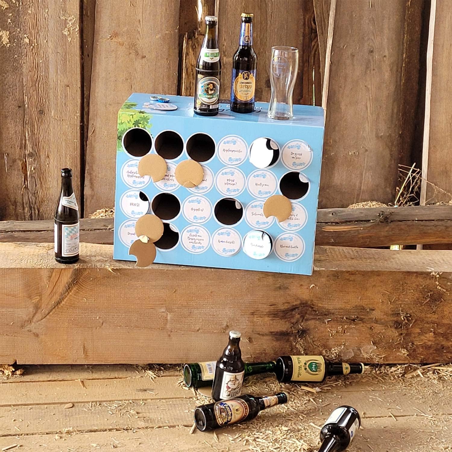 Bavariashop "Bayerischer Biergarten" Beer Box | 23 Beer Types from Bavaria in Tasting Set | Men's Gift | Gift Idea Father – Bild 8