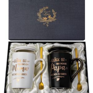Gift for Parents, Mum and Dad Mugs, Anniversary Gift Set for Parents