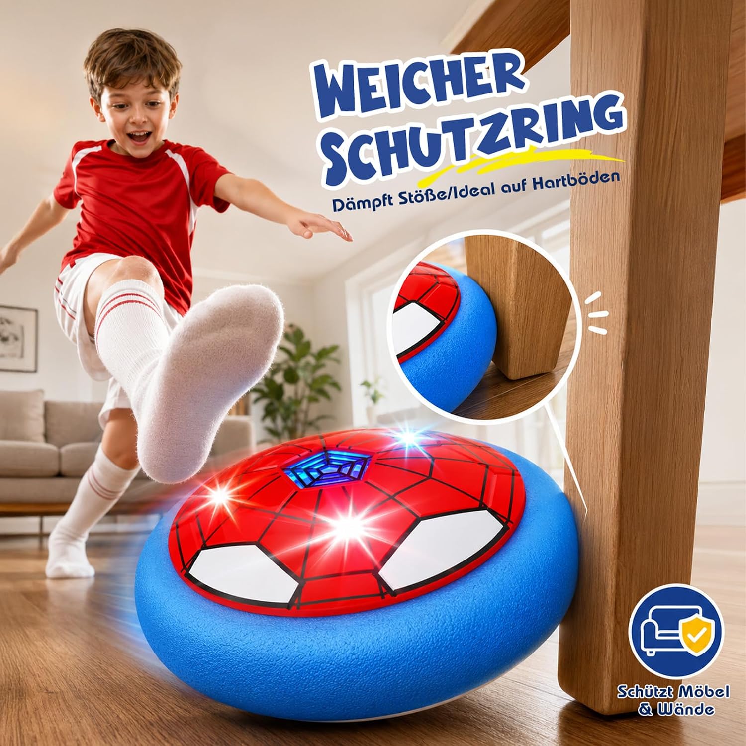 Hot Bee Hover Football Indoor Air Power Football Boys Gifts – Bild 3