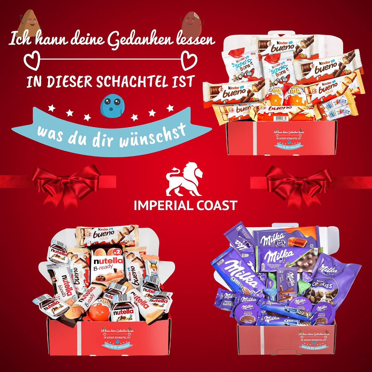 Children's Chocolate Gift Box | Original Birthday Gift for Children and Couples: Kids Chocolate, Kids Bueno, Happy Hippo, Chocolate Bons, Kids Joy. – Bild 6
