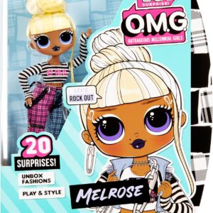 Dream Ella 581864EUC LOL Surprise OMG Melrose with 20 Surprises Fashion Doll, Outfits, Accessories & Doll Stand for Collecting for Children from 4 Years
