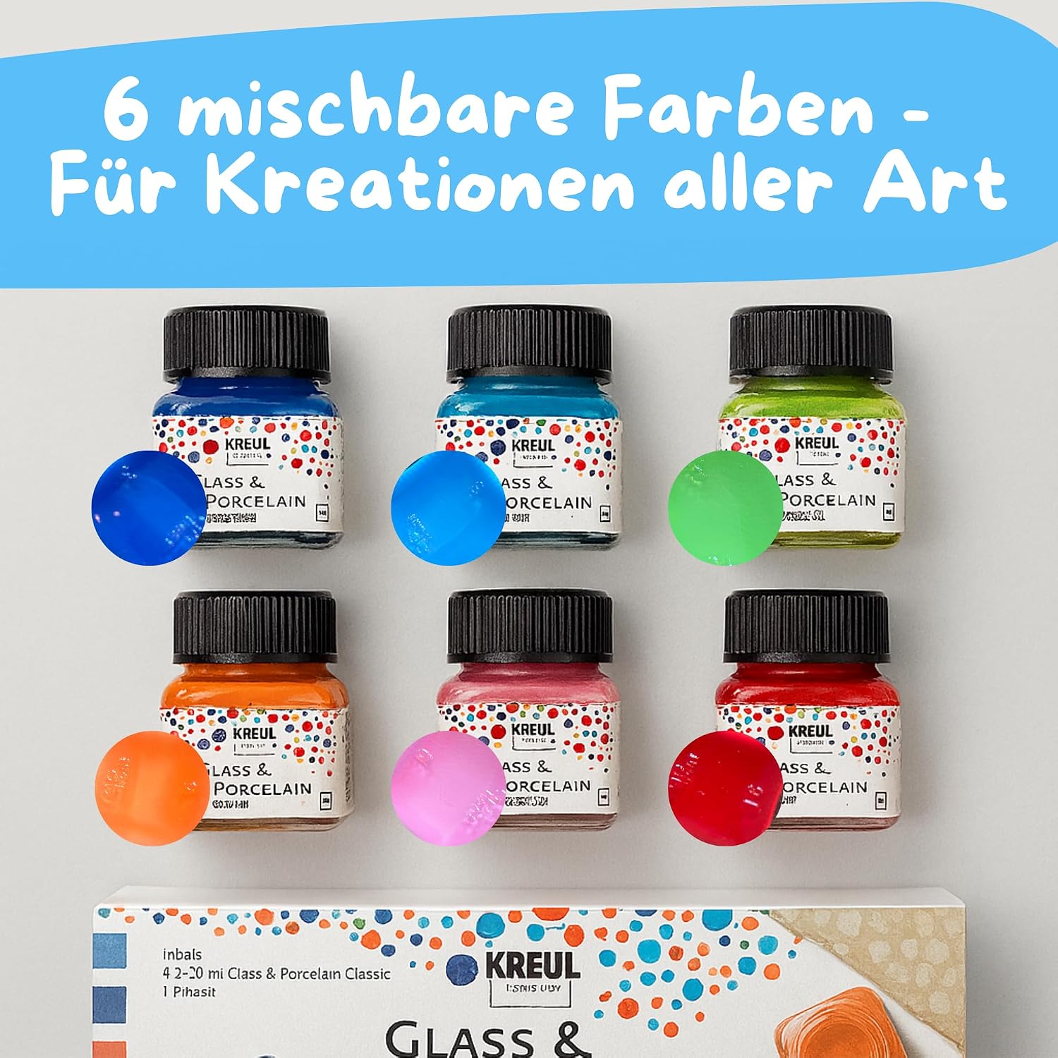 kunstli 2 DIY Cups Painting Set Ceramic Mug Painting Set - Painting Set Paints, Brushes & Cups - Creative Gift Idea Children, Family & Friends - Mugs Painting Gift (Christmas & Birthdays) – Bild 5