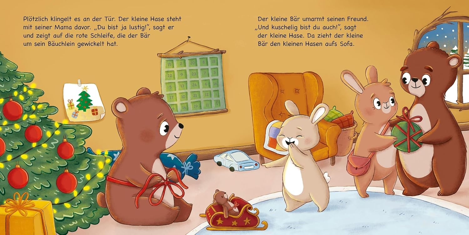 Das beste Weihnachtsgeschenk bist du: Bilderbuch ab 2 Jahren über Weihnachten und Freundschaft – Bild 3