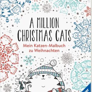 A Million Christmas Cats - Mein Katzen-Malbuch zu Weihnachten