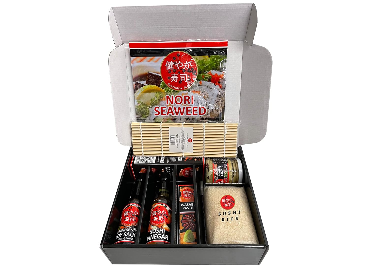 Seba Garden SUKOYAKA Sushi Maker Kit - 9-Piece Complete Sushi Set, Ideal for Trying Out or as a Gift - Multi Language To Do Guide – Bild 4