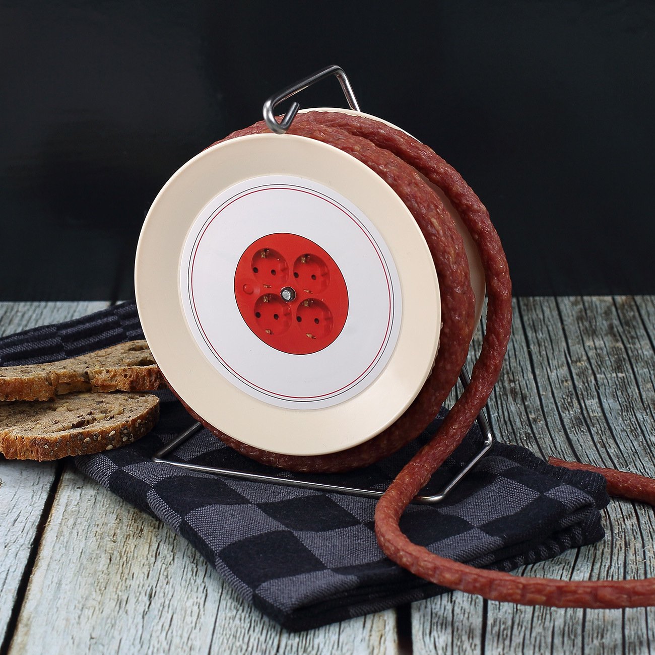 Herz & Heim Gift for Man Salami Cable Reel - Longest Male Praline in the World - Personalised – Bild 4
