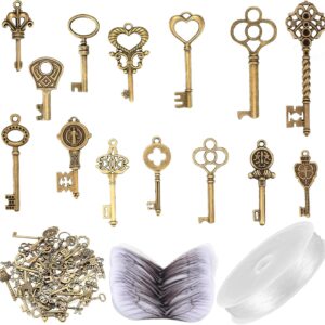 Vintage Key Decorative Antique Pendant Set, Autumn Vintage Decoration