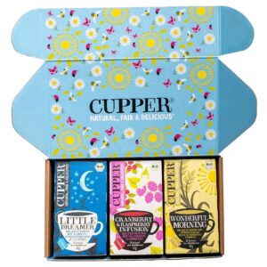 Cupper Organic Tea Set „Day to Night“, Tea Gift Set, Fruit Tea, Herbal Tea