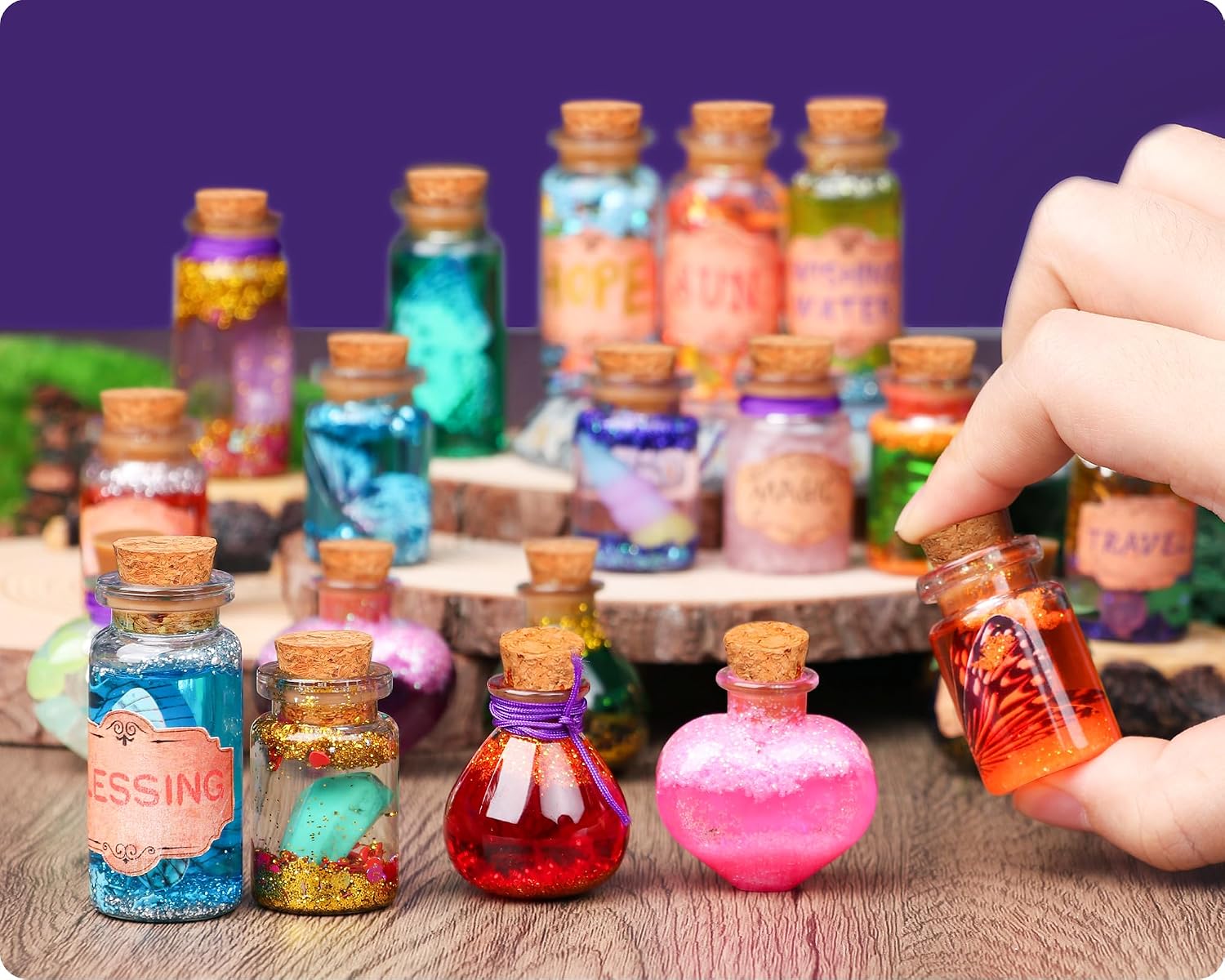 Mostof DIY Creative Gift for Children - Retro Fairy Crystal Magic Potion Kits Craft Toy for Boys & Girls Age 6 7 8 9 10 – Bild 6