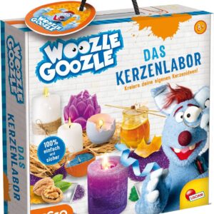 Lisciani – Woozle Goozle The Candle Laboratory – Candle Making Set – For Children from 8 Years – Create Your Own Candles with Natural Products