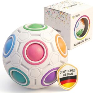 CUBIDI® Rainbow Ball Original – Logic Toy for Kids and Adults – Puzzle Game 3D – Ball – Rainbow